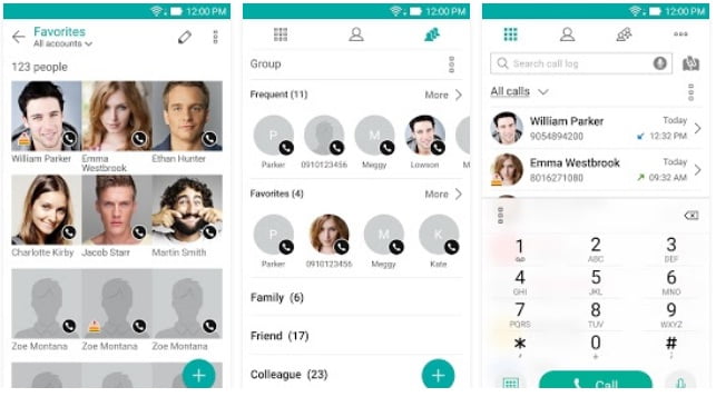 ZenUI Dialer & Contacts Manager App