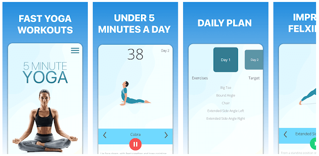 5 Minute Yoga App