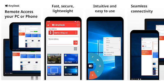 anydesk remote desktop app for android