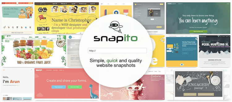 Snapito online screenshot website