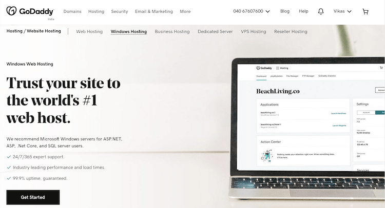 Godaddy Windows Hosting