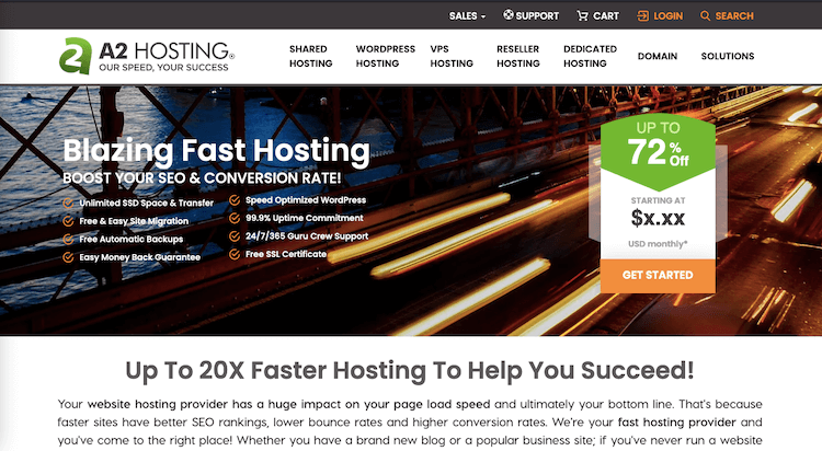 A2hosting Fastest Hosting