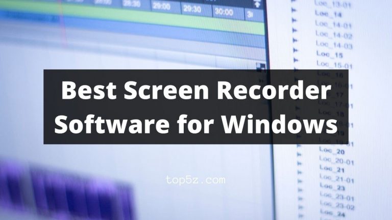 Best Screen Recorder Software for Windows