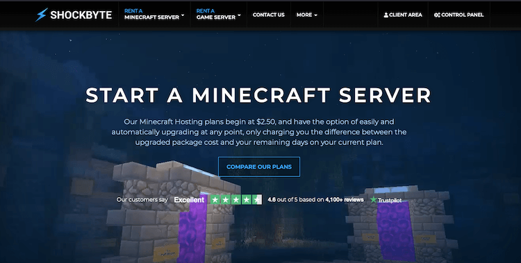 Shockbyte Minecraft Hosting