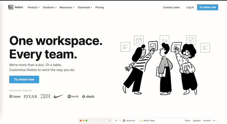 Notion Workplace